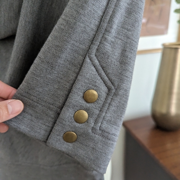 Derek Lam Gray Cowl Neck Dress - Picture 7 of 7